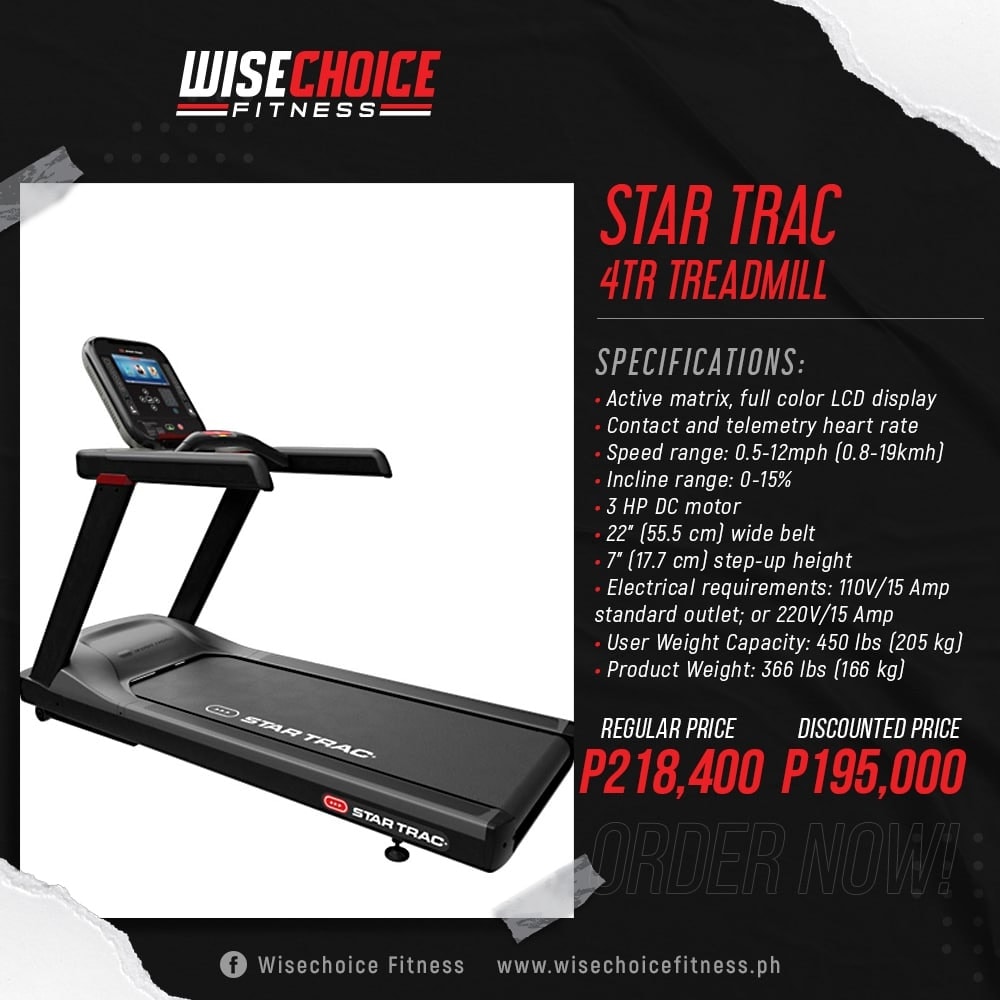 STAR TRAC TREADMILL 3HP ( 4TR ) Wisechoice Fitness
