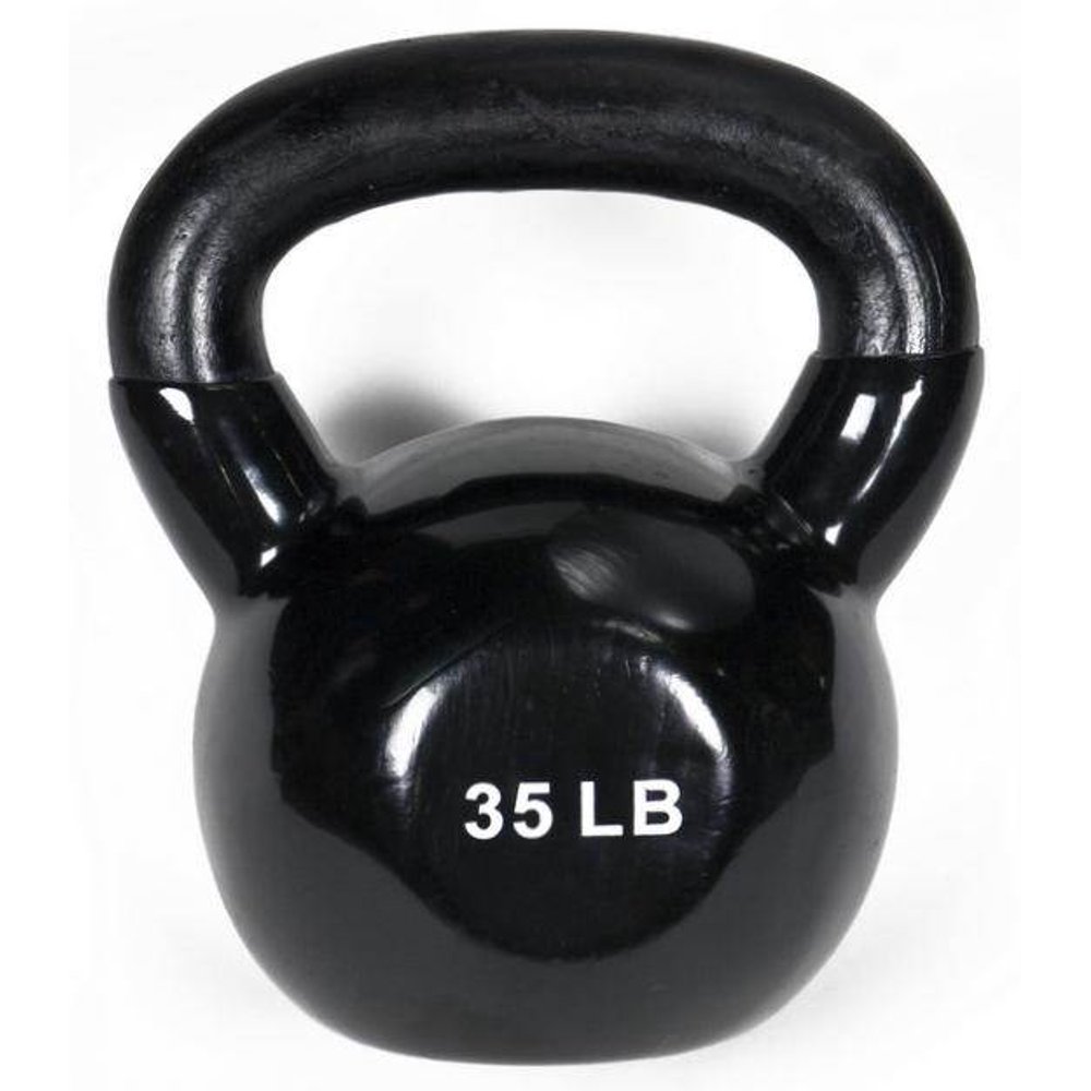 LIVE UP VINYL KETTLEBELL 35LBS Wisechoice Fitness